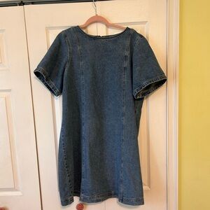 Old Navy Dark Blue Denim Mini Dress
